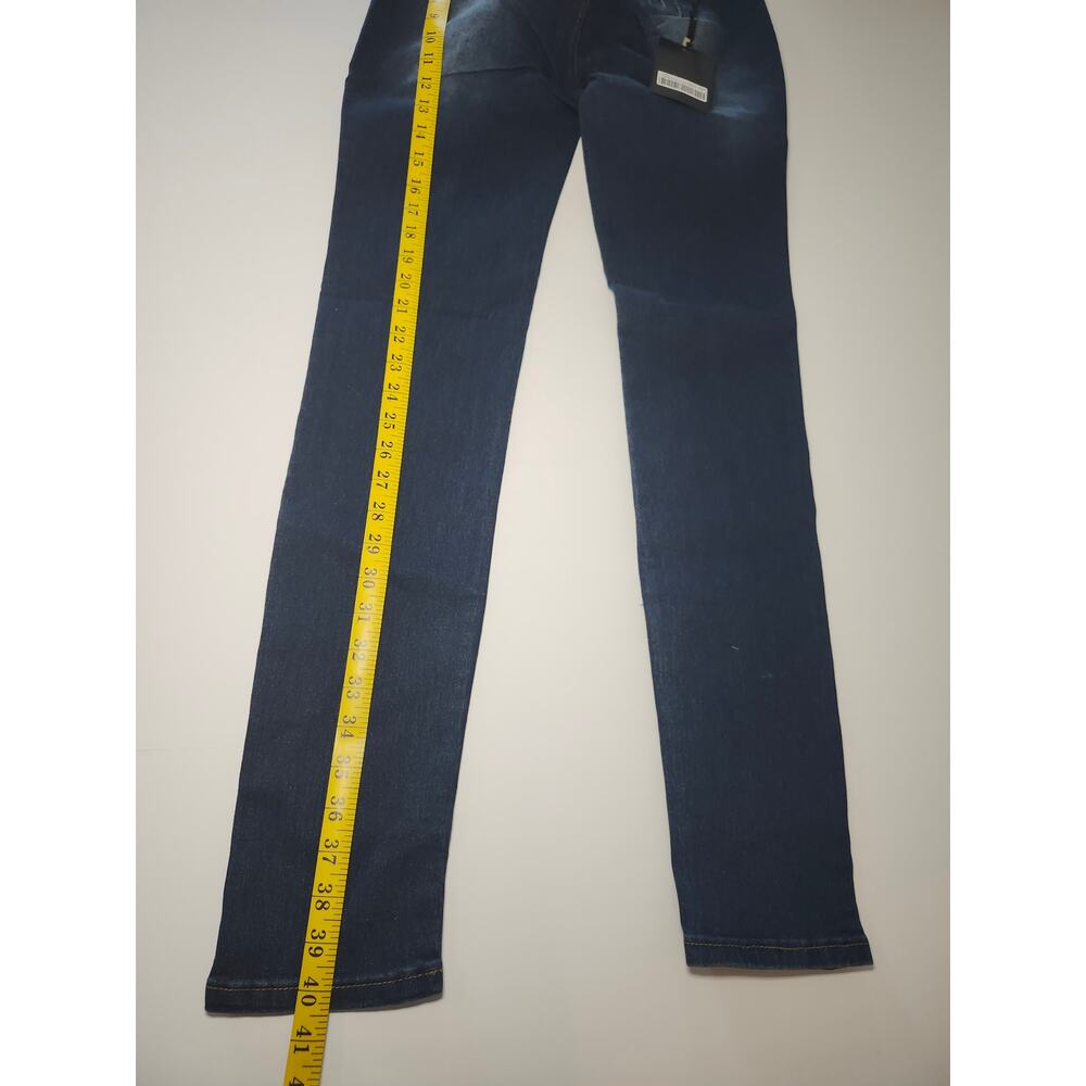 Pasion NWT Women’s High Waist Skinny Jeans Medium Wash Sz 9 Streetwear - Picture 6 of 8